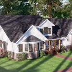 4 bedrom cottage house ploor plan