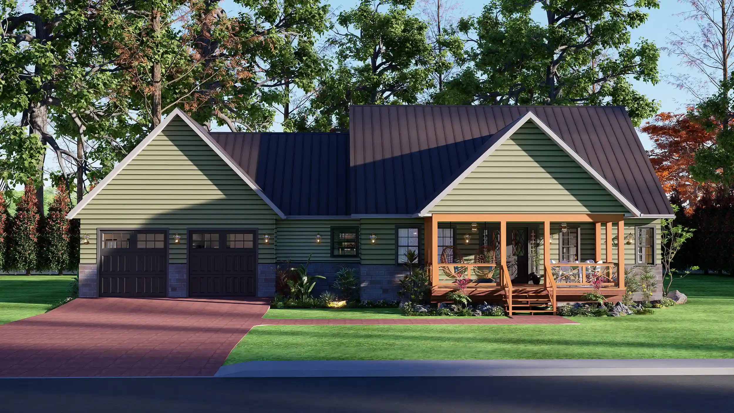 3 bedroom cottage house exterior design