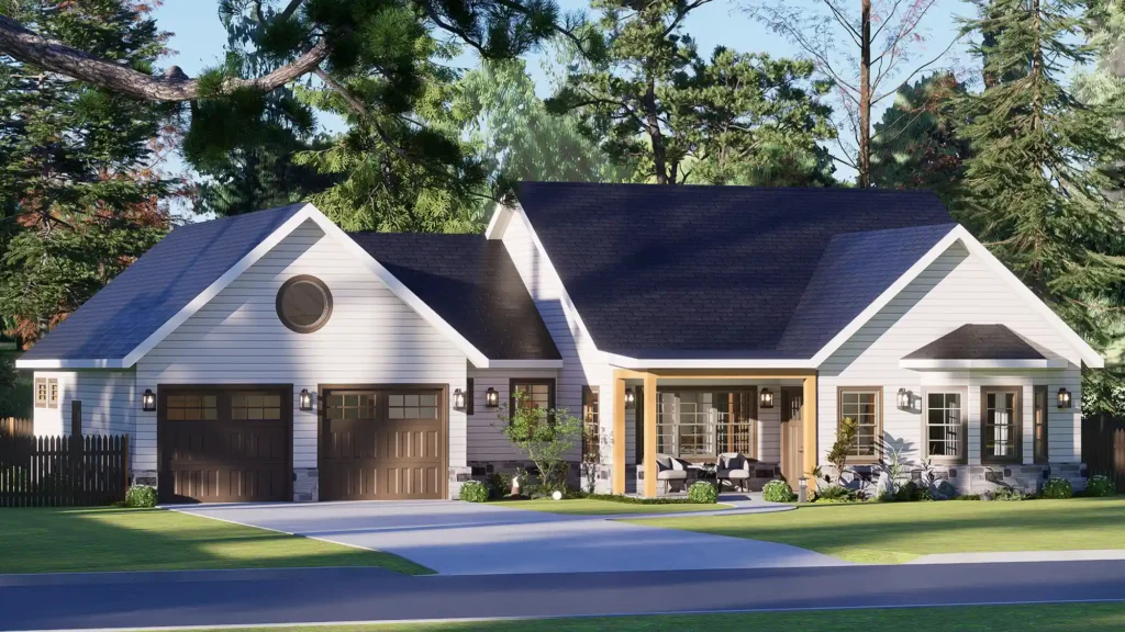 Free Floor plan of cottage house