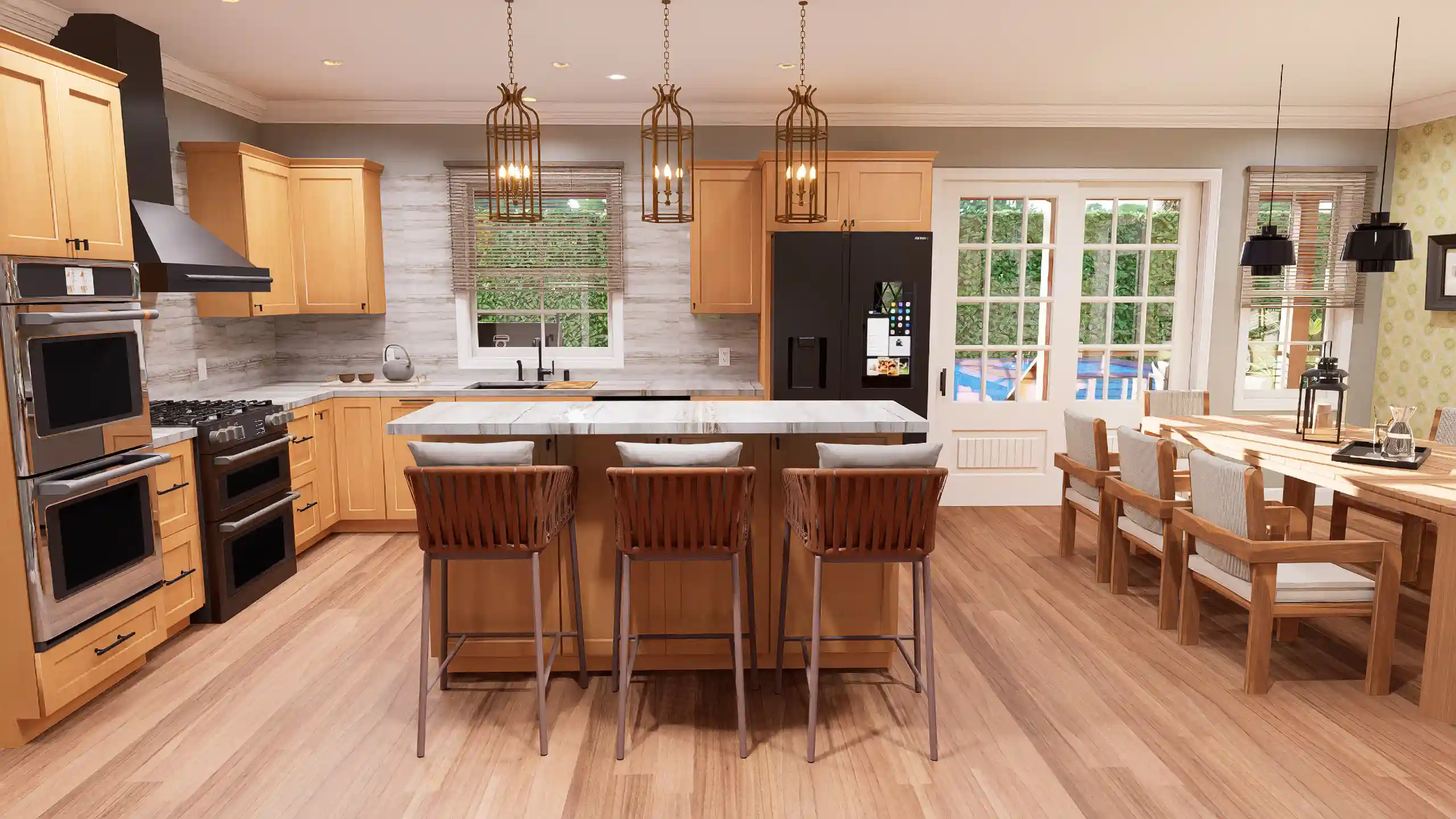 cottage house kitchen