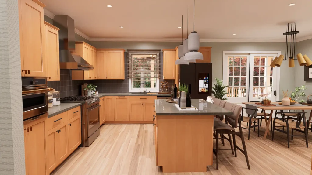 3 bedroom cottage house kitchen