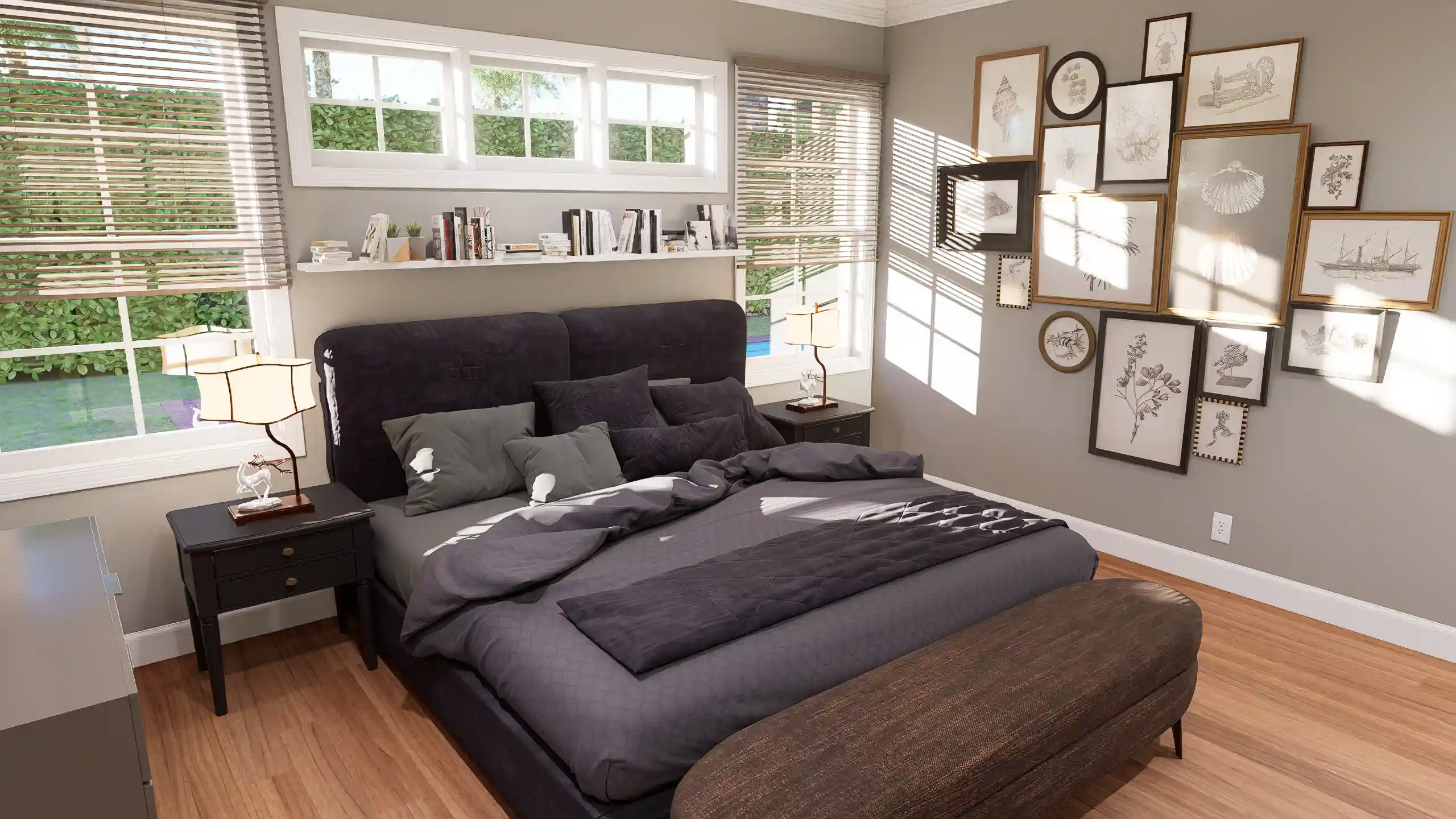 cottage house bedroom design