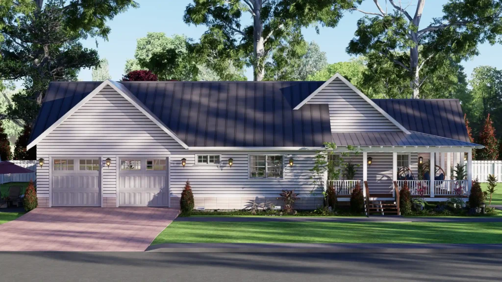 Cottage house exterior design