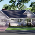 Cottage house exterior design