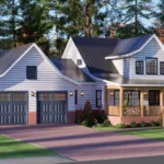 3 bedroom cottage house exterior Design