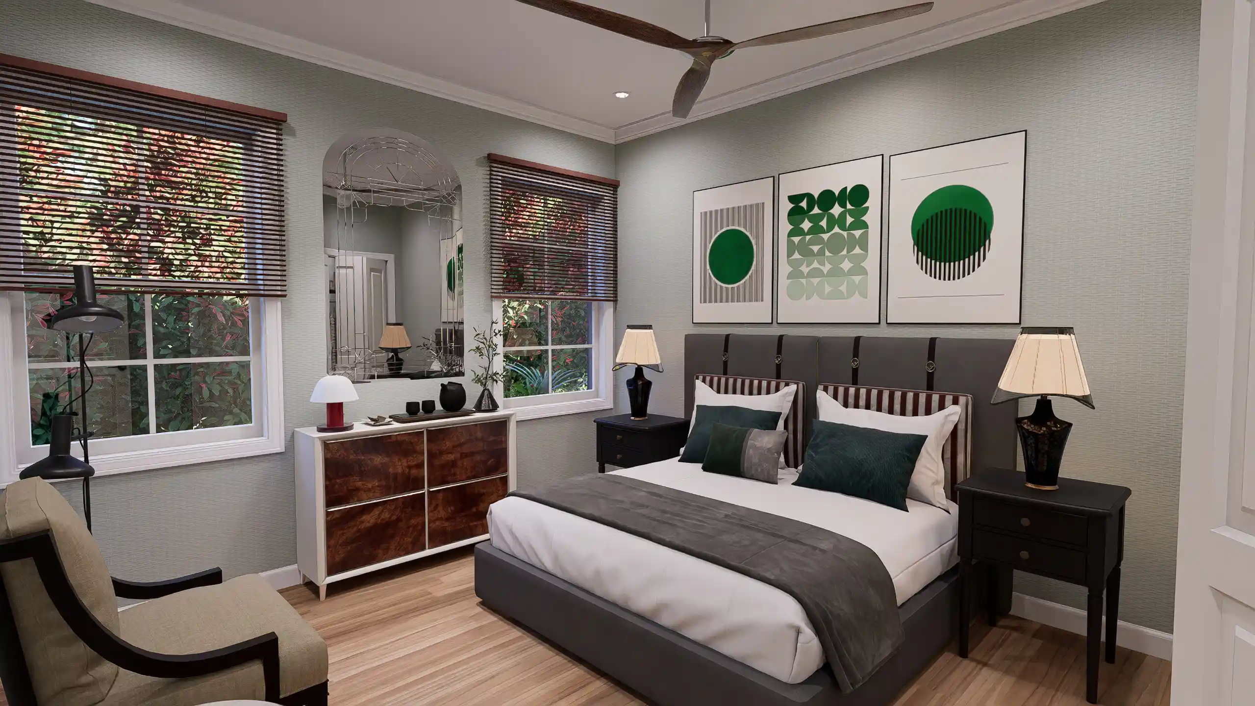 3 bedroom cottage house bedroom design