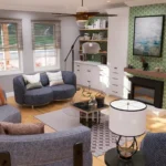 5 bedroom cottage house living area