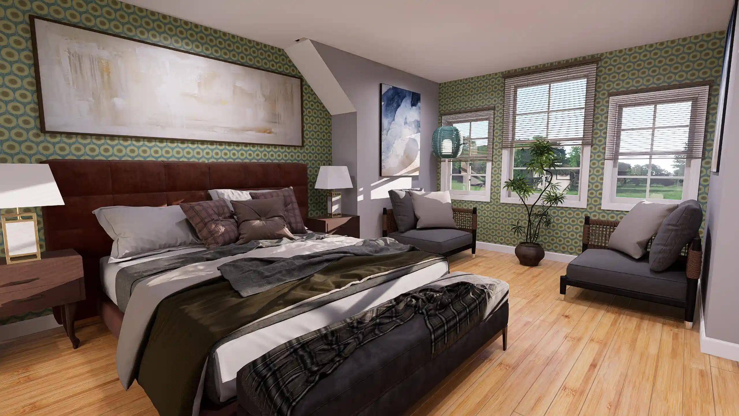 cottage house bedroom desing