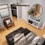 cottage house bedroom