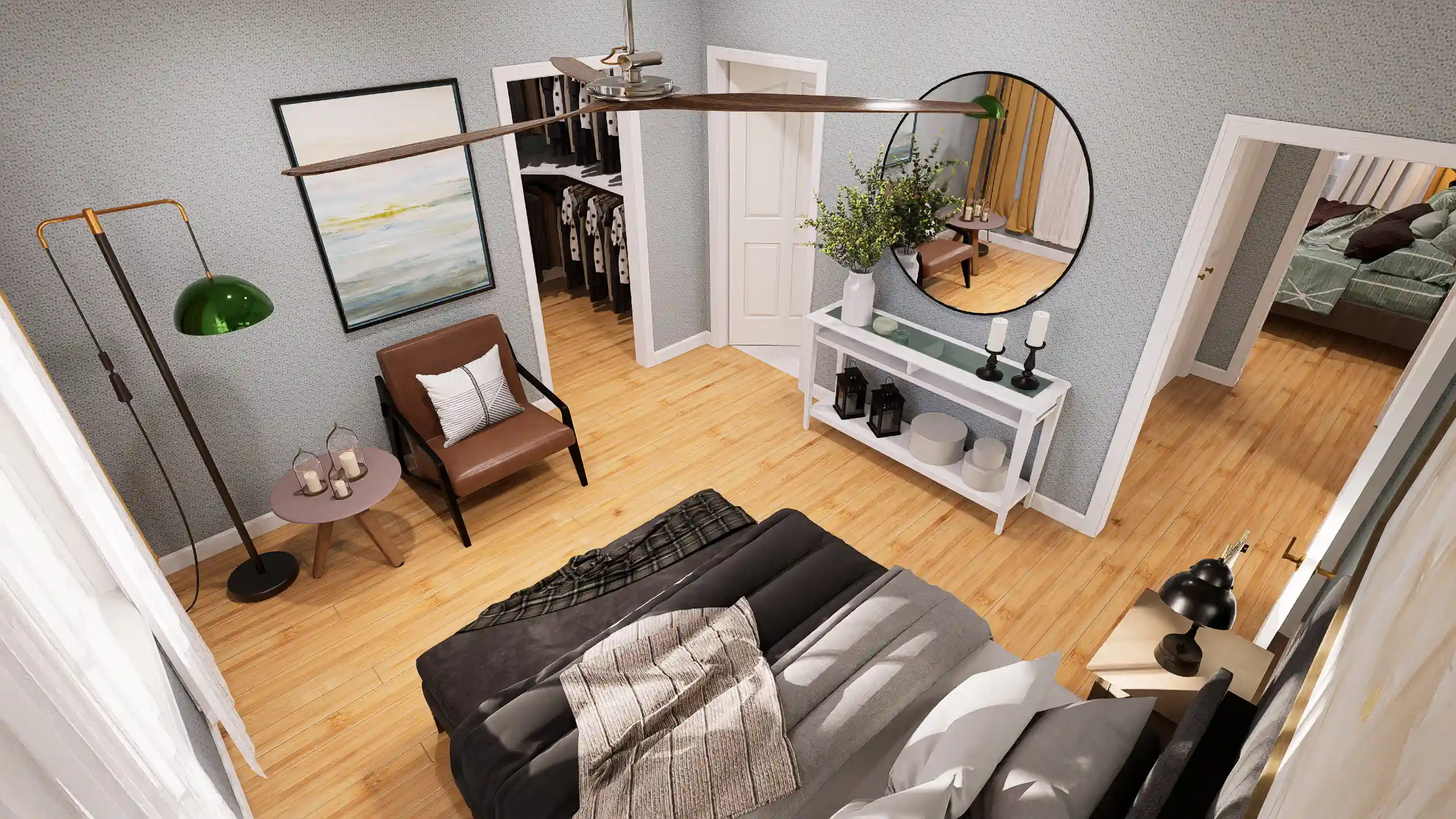 cottage house bedroom