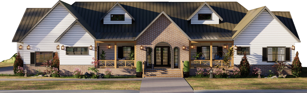 3 bedroom cottage house design floor plan