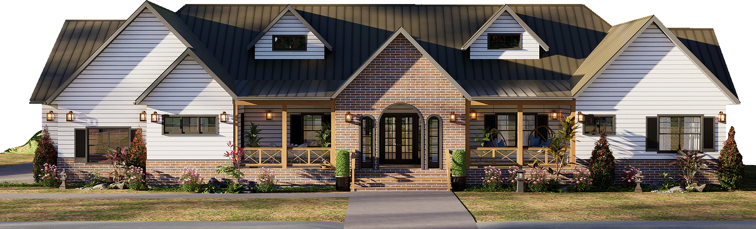 3 bedroom cottage house design floor plan