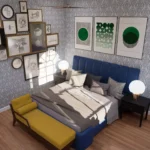 cottage house master bedroom design