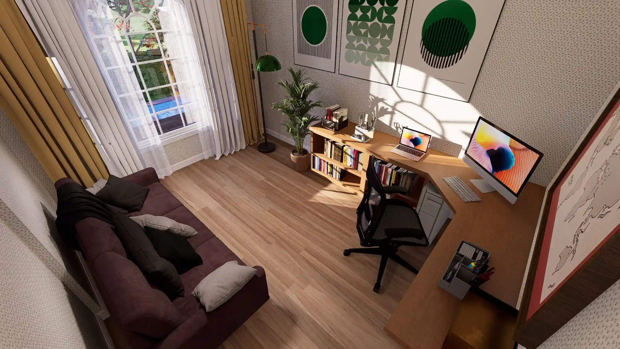 office in home layout