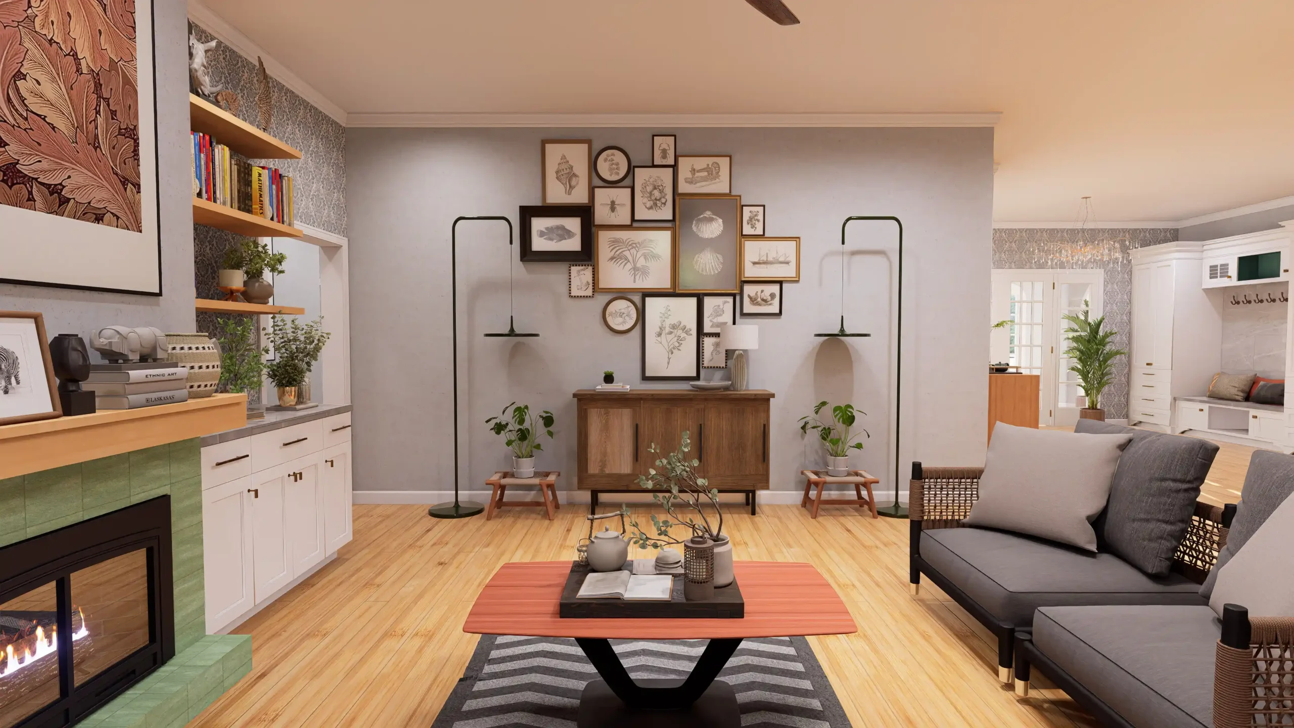 modern-Cottage-house-kitchen-dining-open-concept