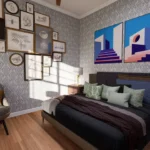 cottage house master bedroom design