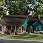 3 bedroom cottage house exterior design
