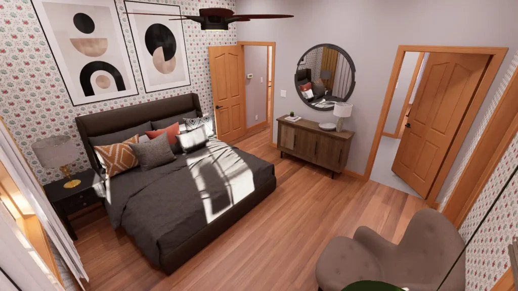 3 bedroom cottage house bedroom design