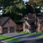 5 BEDROOM FORMHOUSE DESIGN WITH FLOOR PLAN