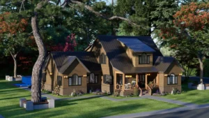 4 bedroom cottage house exterior design