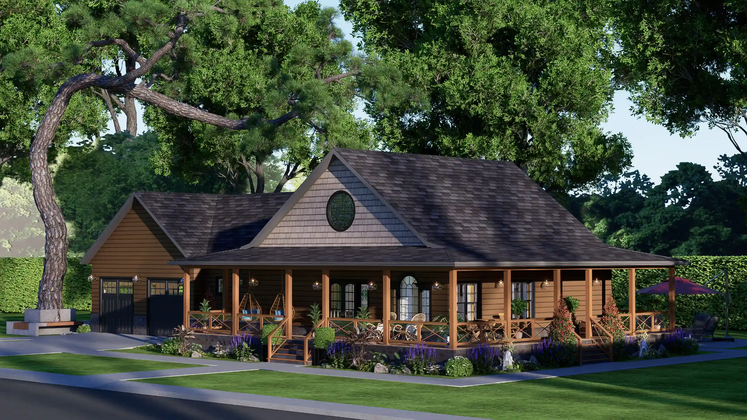 Modern Farmhouse Ranch Plan