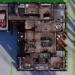 3 bedroom farmhouse floor plan with all details