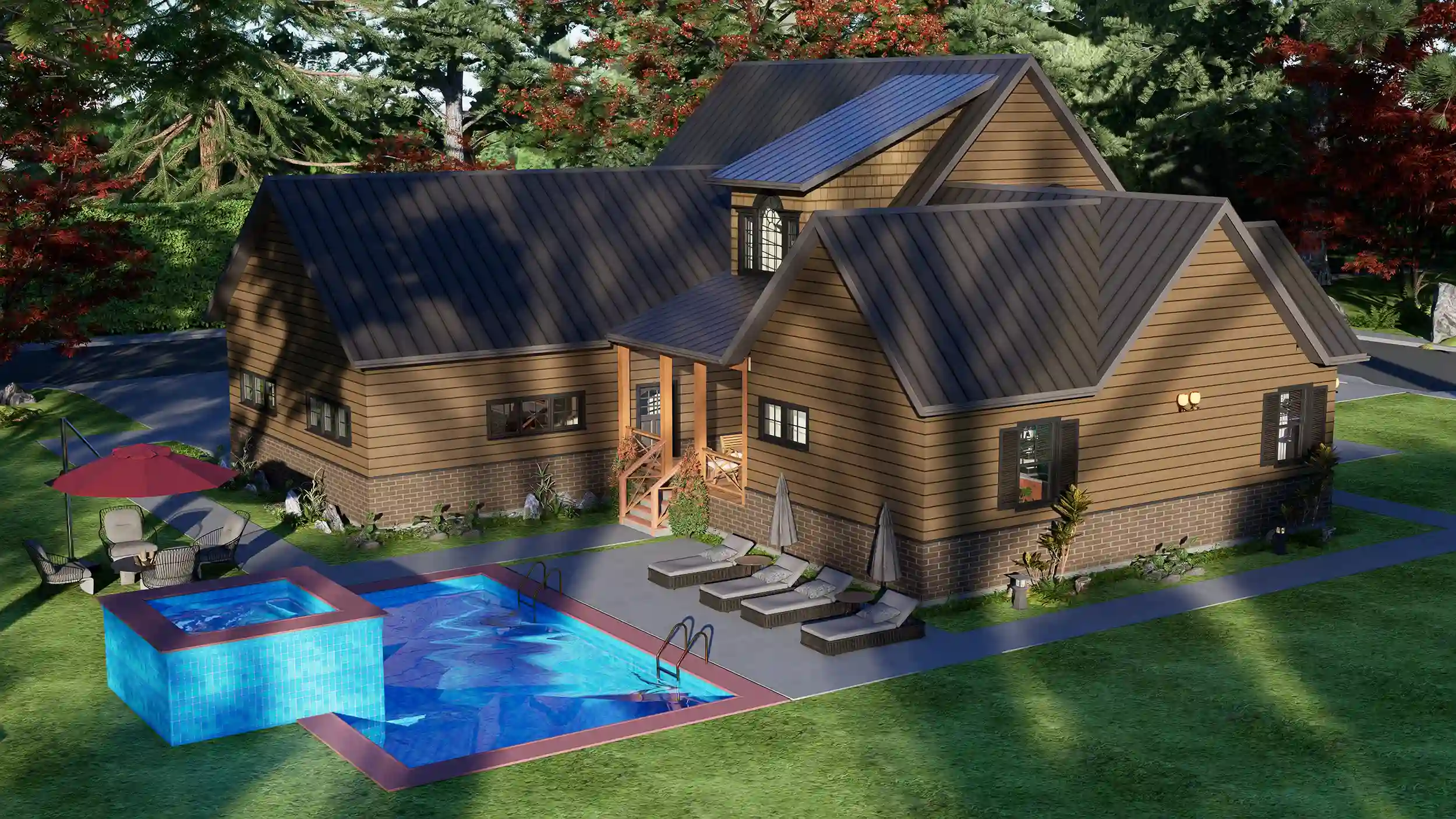 4 bedroom formhouse exterior design