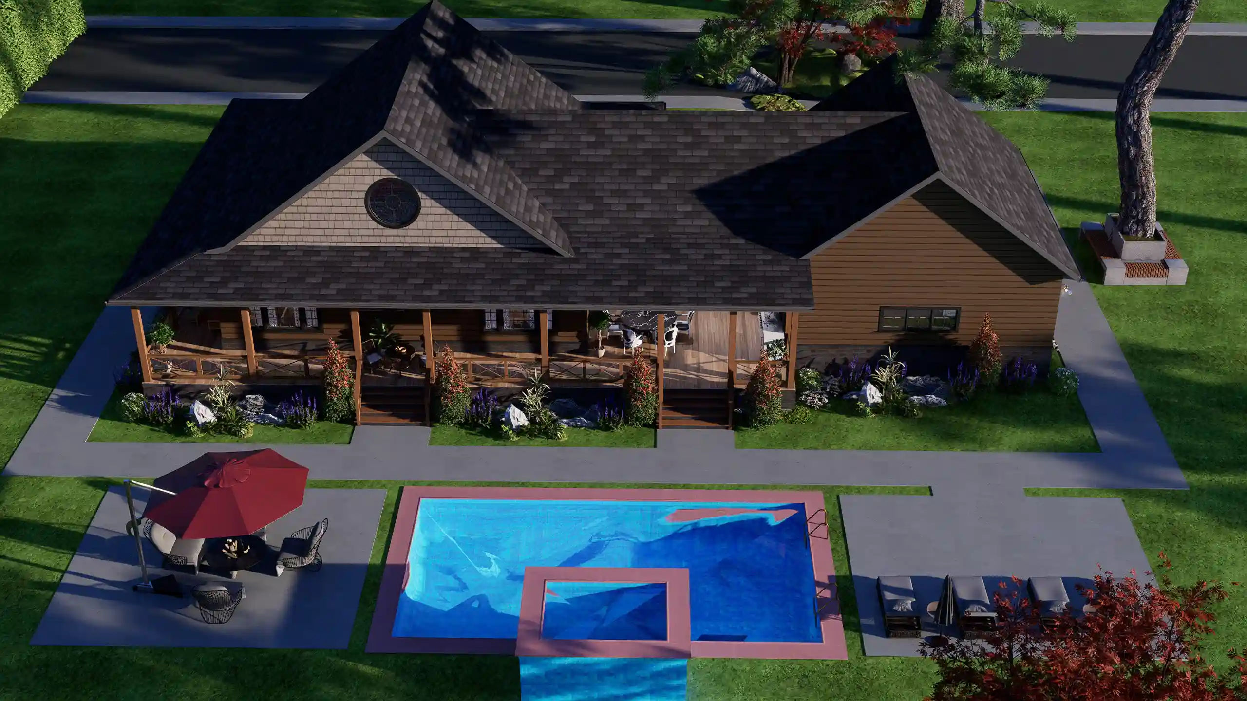 Modern Farmhouse Ranch Plan