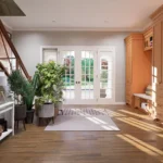 Entrance of 4 bedroom 2 story formhouse