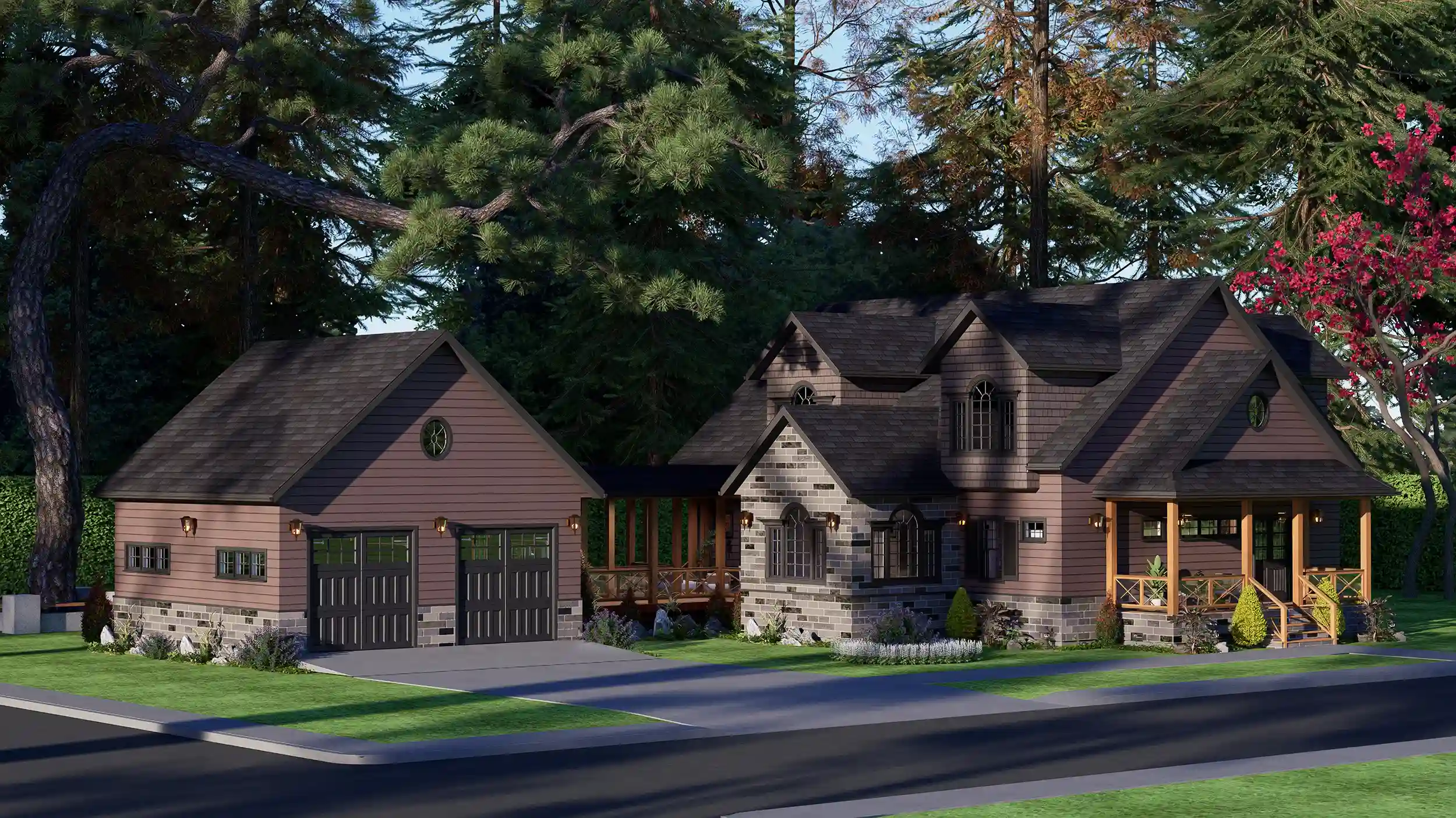 5 BEDROOM FORMHOUSE DESIGN WITH FLOOR PLAN