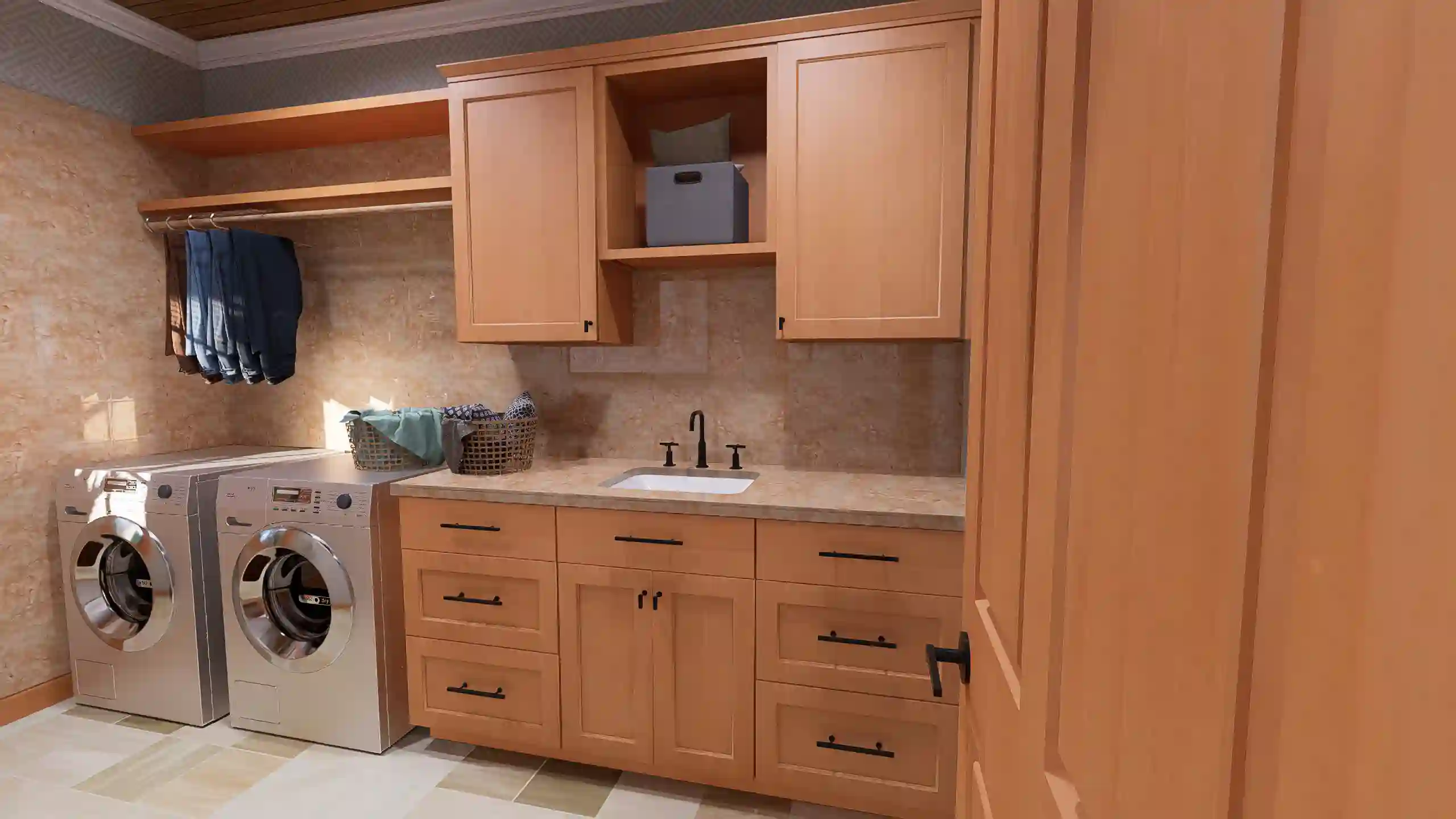 laundry room of 5 bedroom cottage house