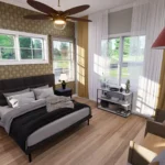 bedrom design for Craftsman home
