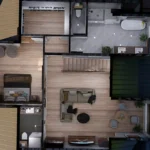 top view of 2nd floor