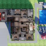 top view of ground floor