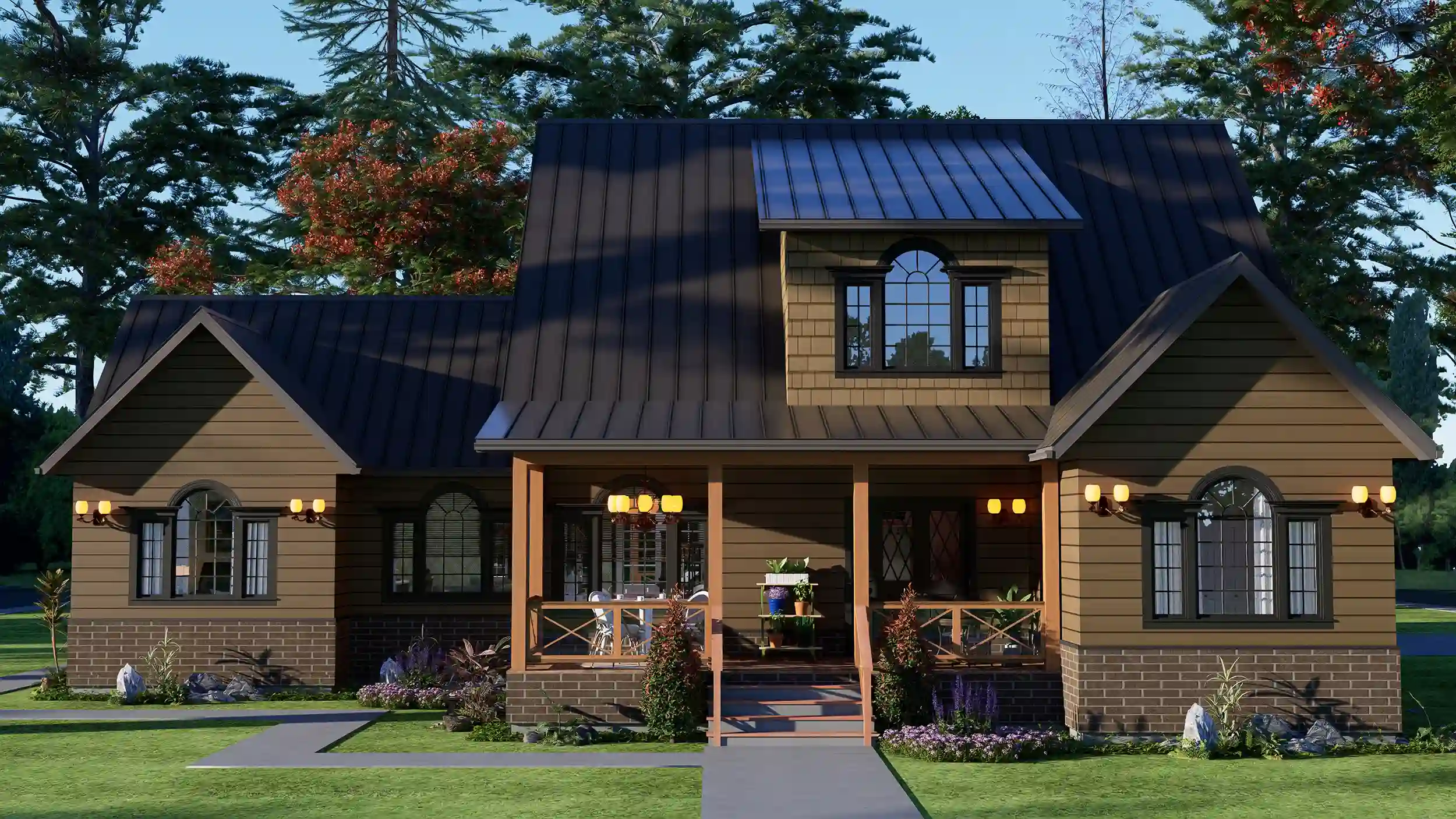 4 bedroom formhouse exterior design