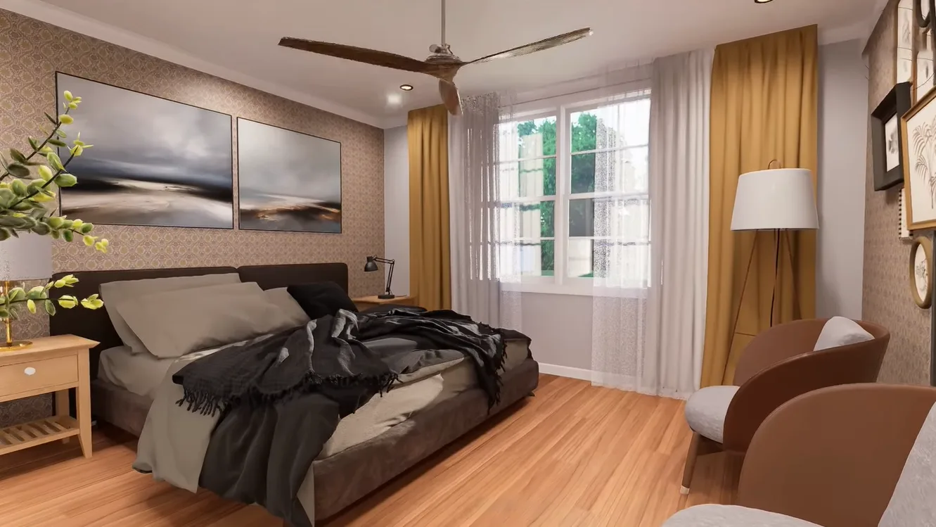 4 bedroom creaftsman home floor plan for buy