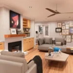 4 bedroom creaftsman home floor plan for buy