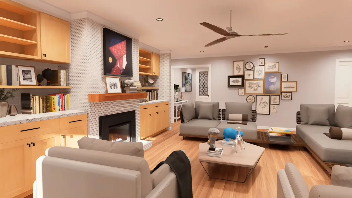 4 bedroom creaftsman home floor plan for buy