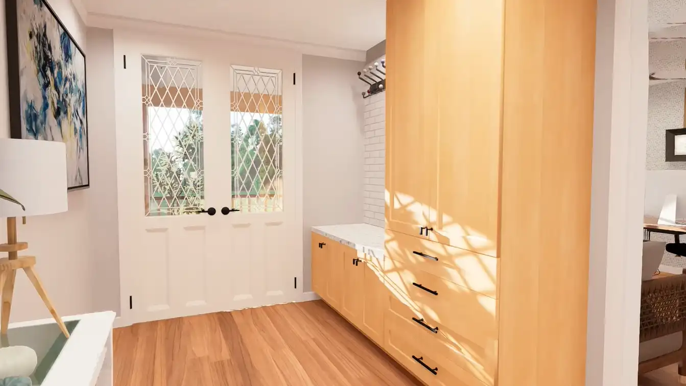 4 bedroom creaftsman home floor plan for buy