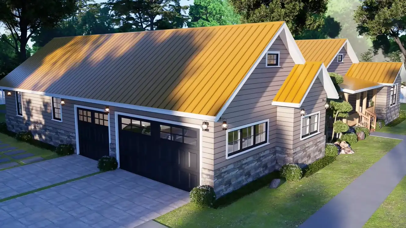 4 bedroom creaftsman home floor plan for buy