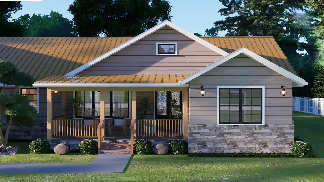 4 bedroom creaftsman home floor plan for buy