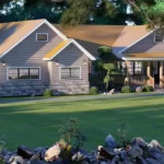 4 bedroom creaftsman home floor plan for buy