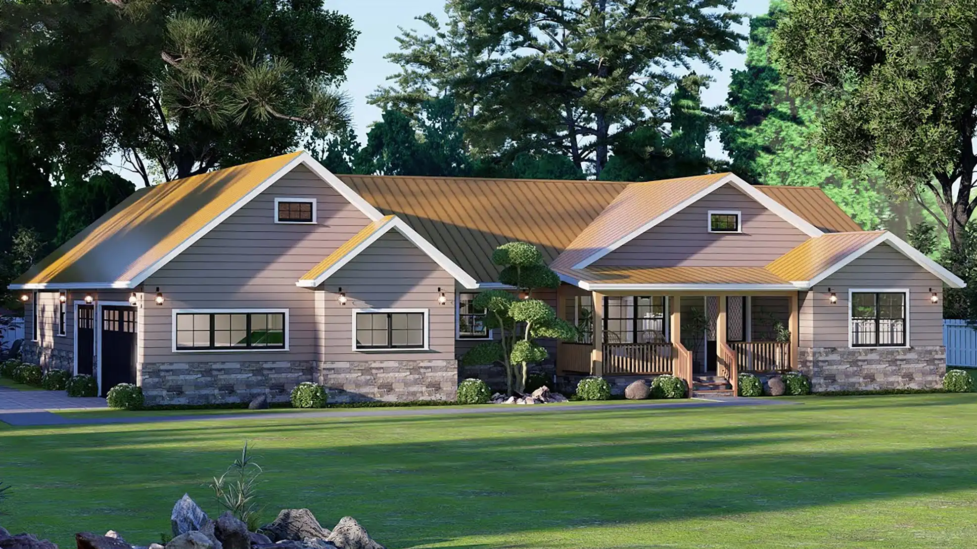 4 bedroom luxury home exterior design