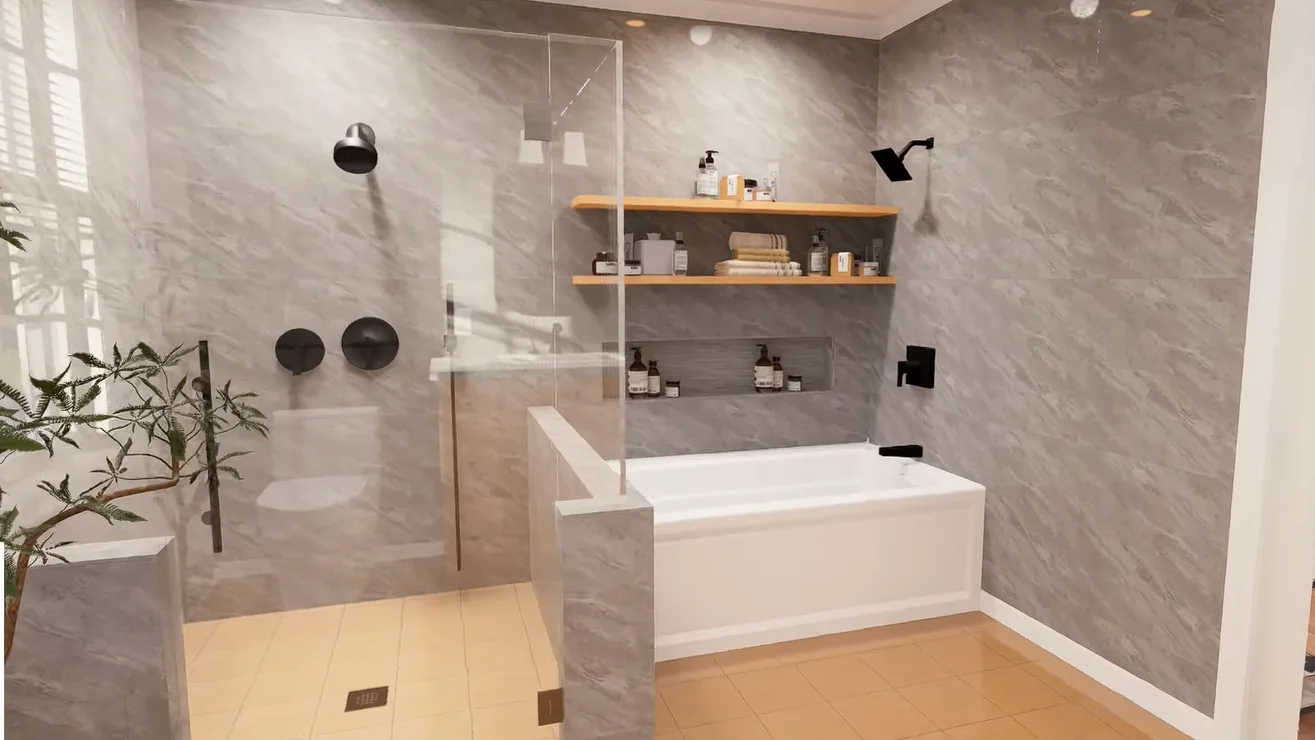 4 bedroom creaftsman home floor plan for buy