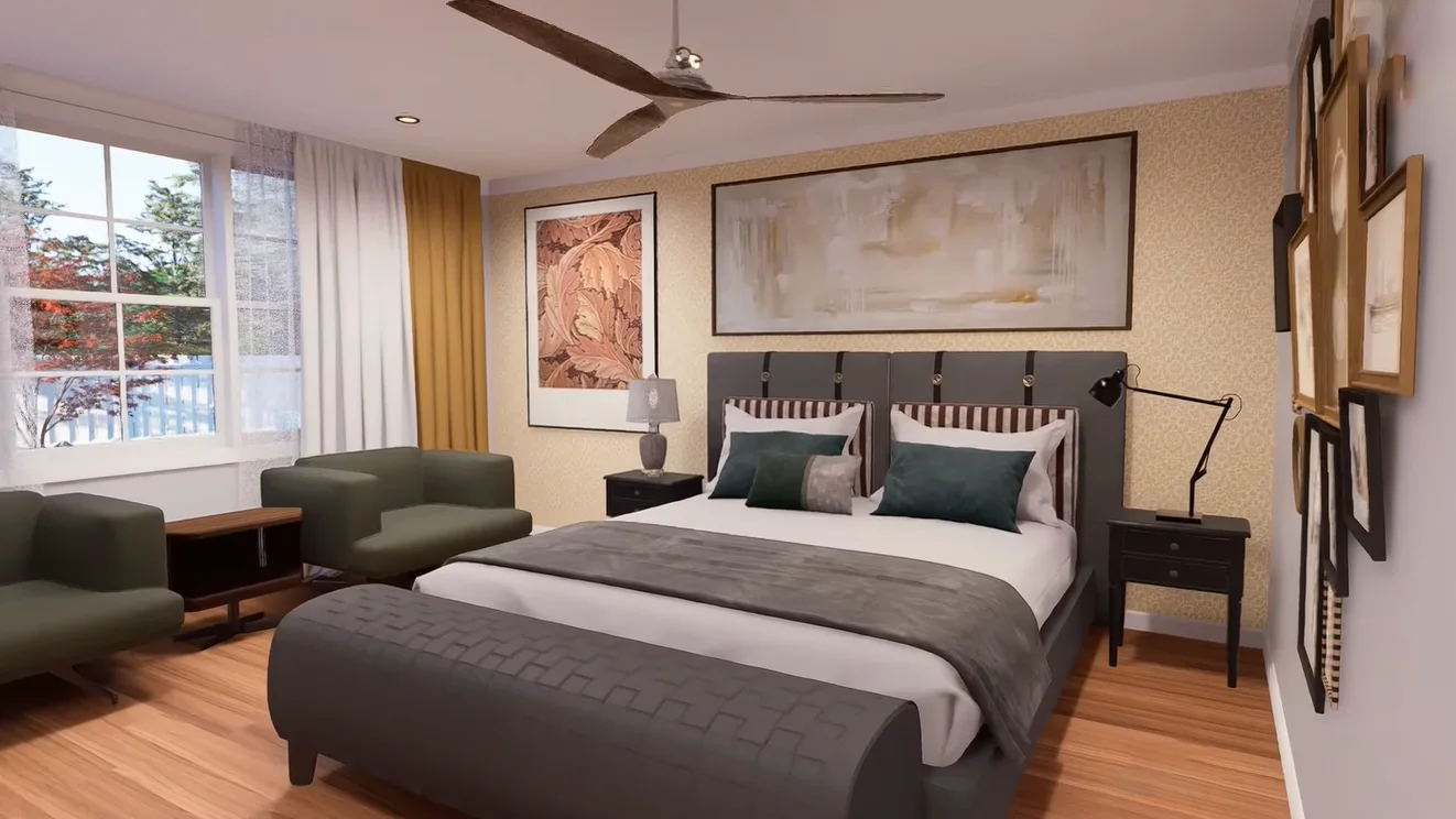 4 bedroom creaftsman home floor plan for buy