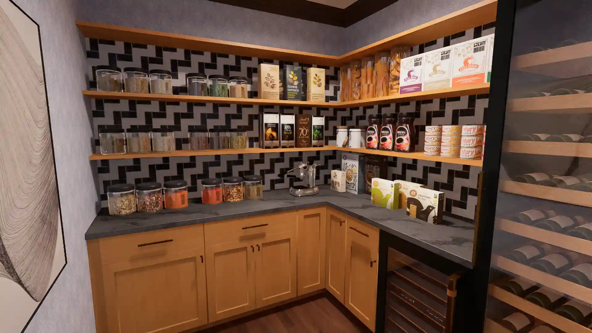 Stunning 3 Bedroom Modern Farmhouse with Wraparound Porch 2 Car Garage Floor Plan