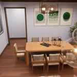 Stunning 3 Bedroom Modern Farmhouse with Wraparound Porch 2 Car Garage Floor Plan