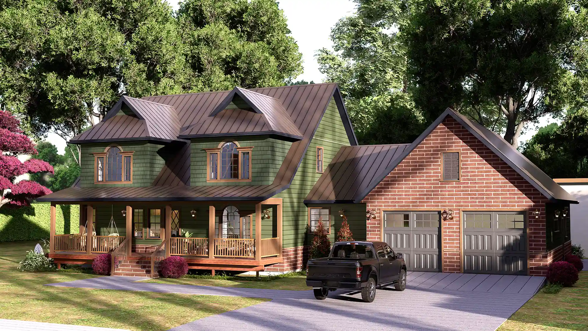 2 story cottage house plan