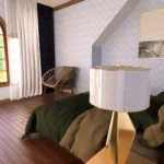 Stunning 3 Bedroom Modern Farmhouse with Wraparound Porch 2 Car Garage Floor Plan