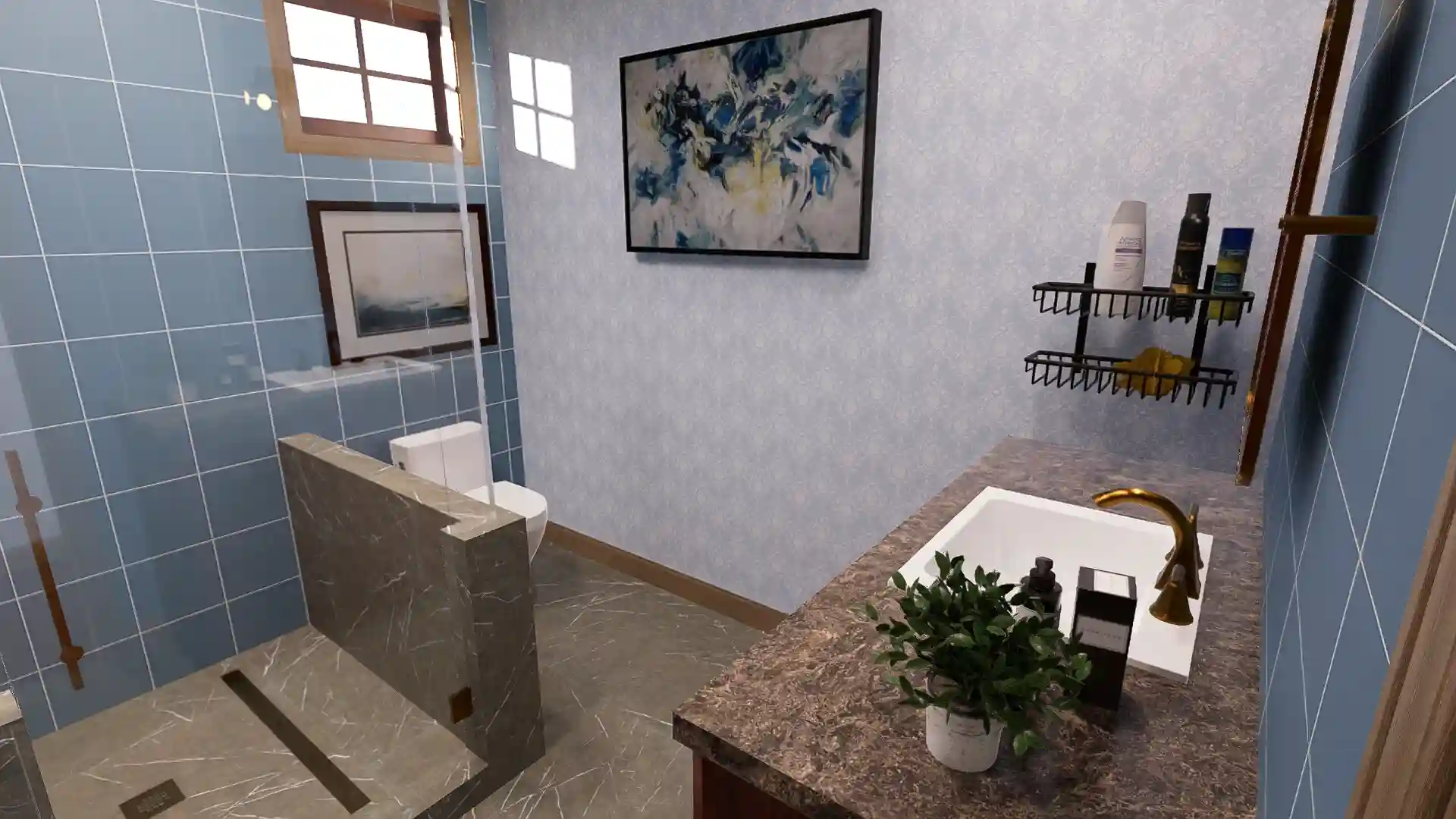 Stunning 3 Bedroom Modern Farmhouse with Wraparound Porch 2 Car Garage Floor Plan